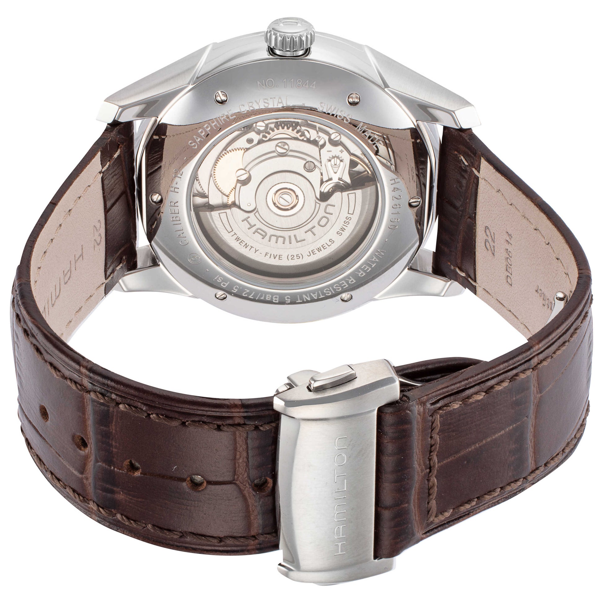 Back view of Hamilton Jazzmaster Men's Automatic Watch H42615553