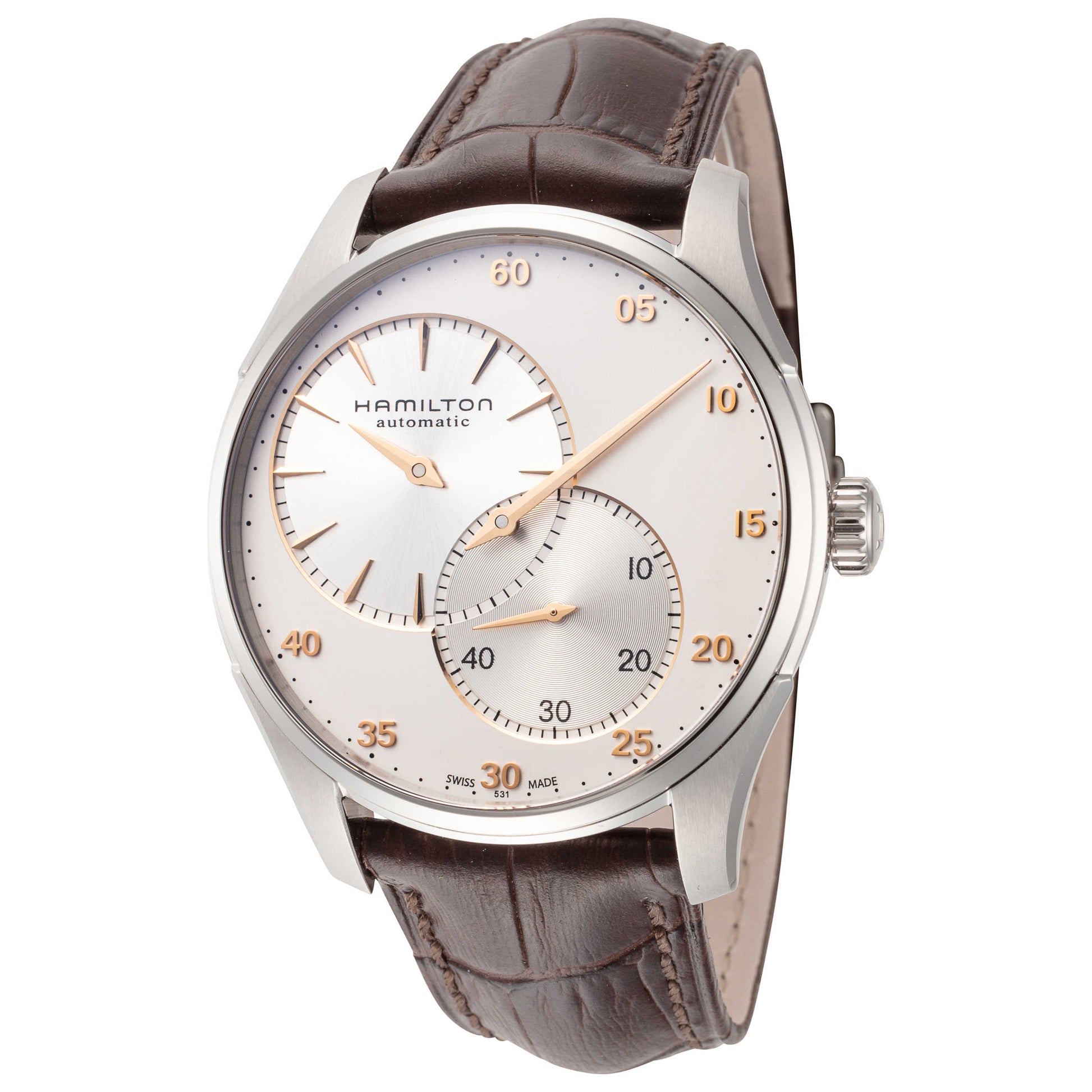 Front view of Hamilton Jazzmaster Men's Automatic Watch H42615553