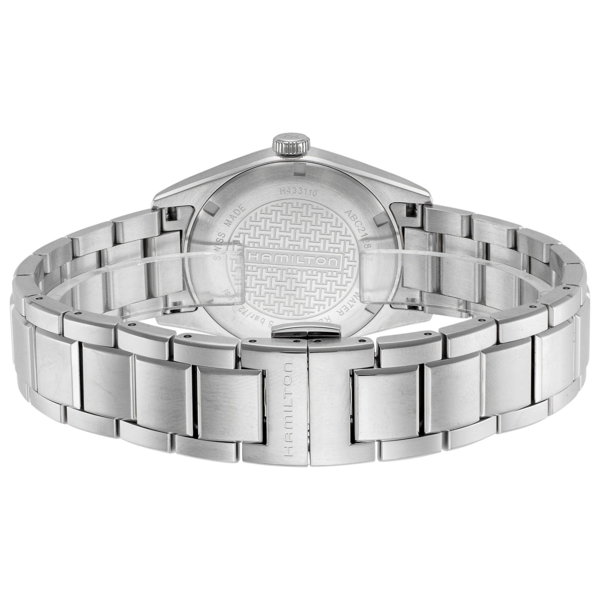 Back view of Hamilton Broadway Men's Quartz Watch H43311135