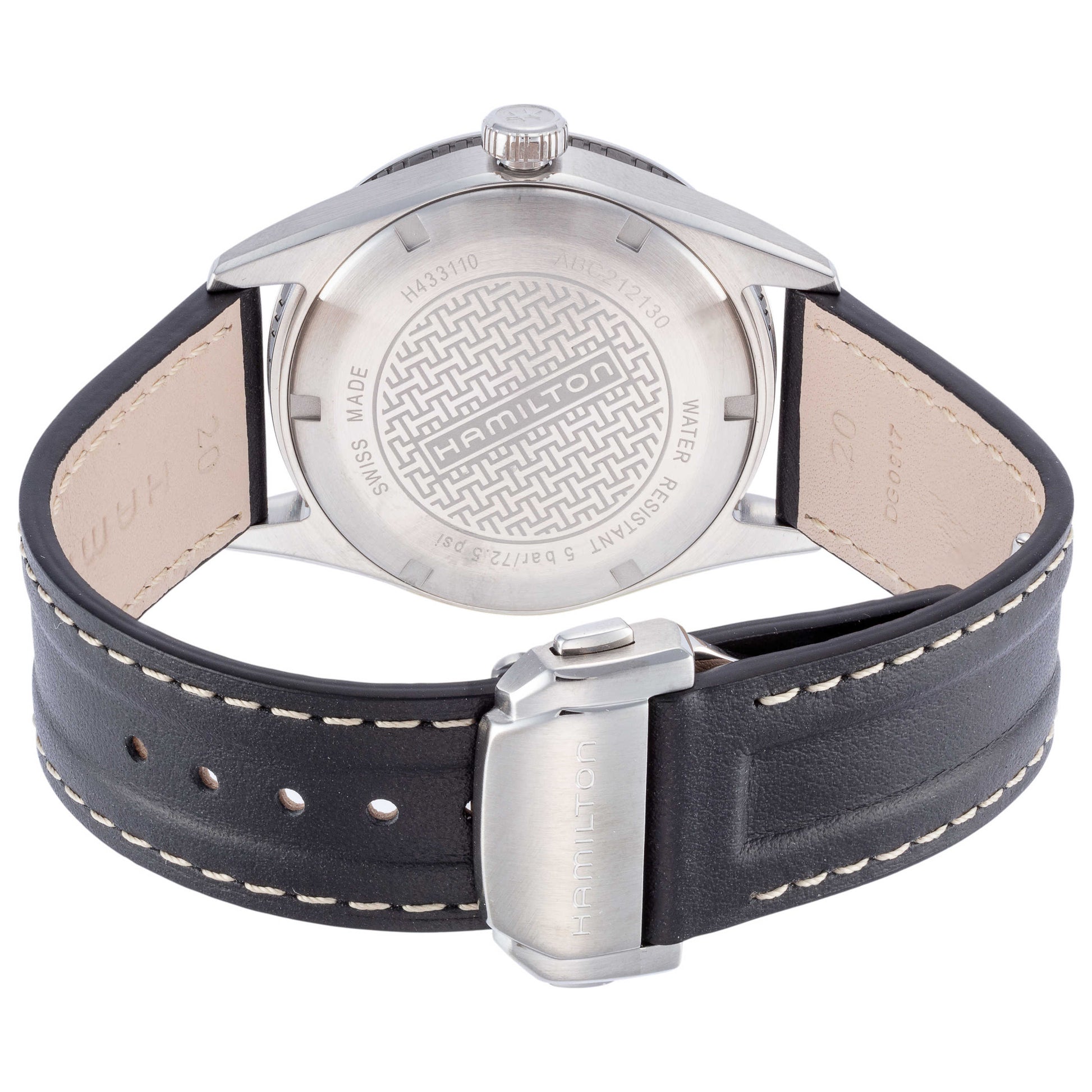 Back view of Hamilton Broadway Men's Quartz Watch H43311735