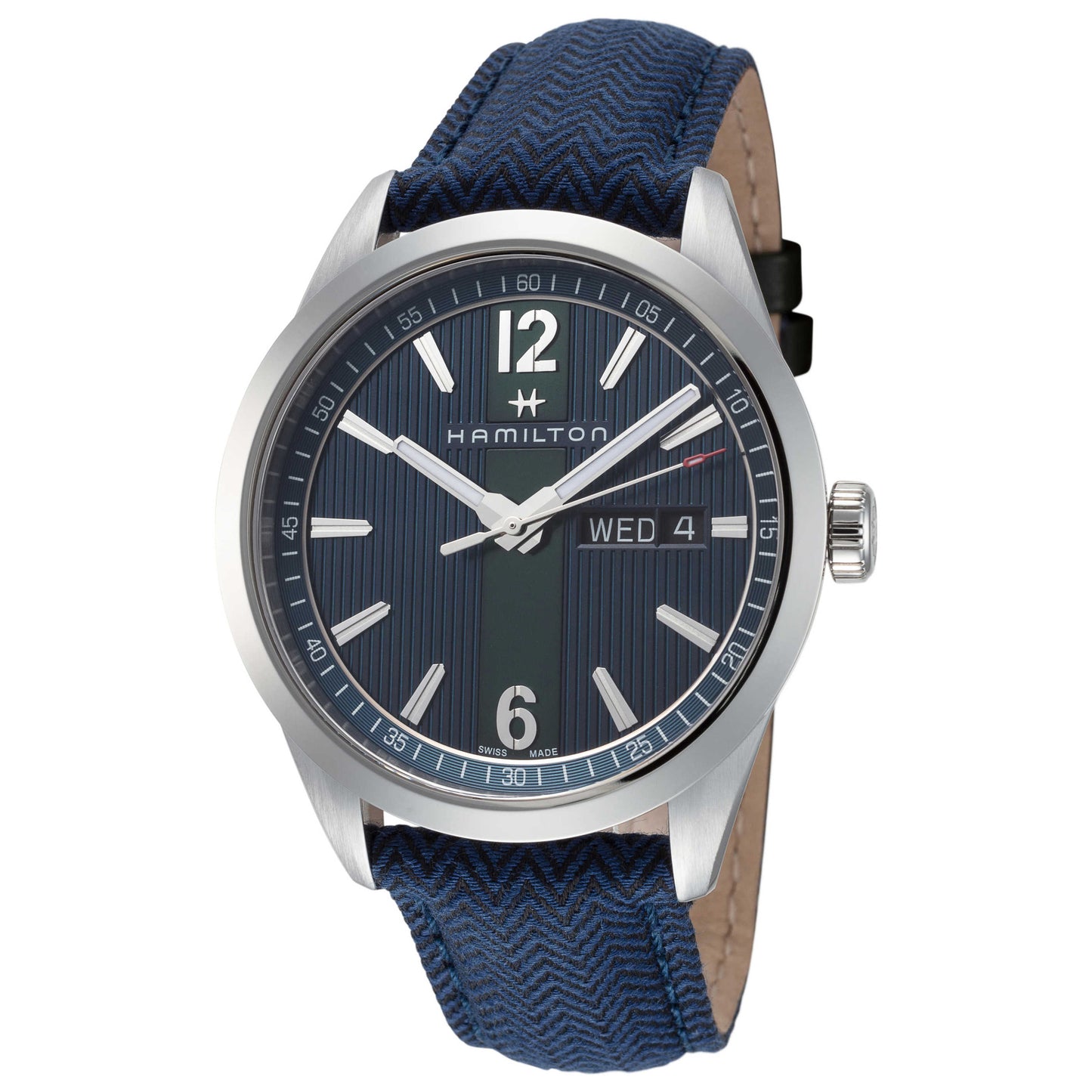 Front view of Hamilton Broadway Men's Quartz Watch H43311941