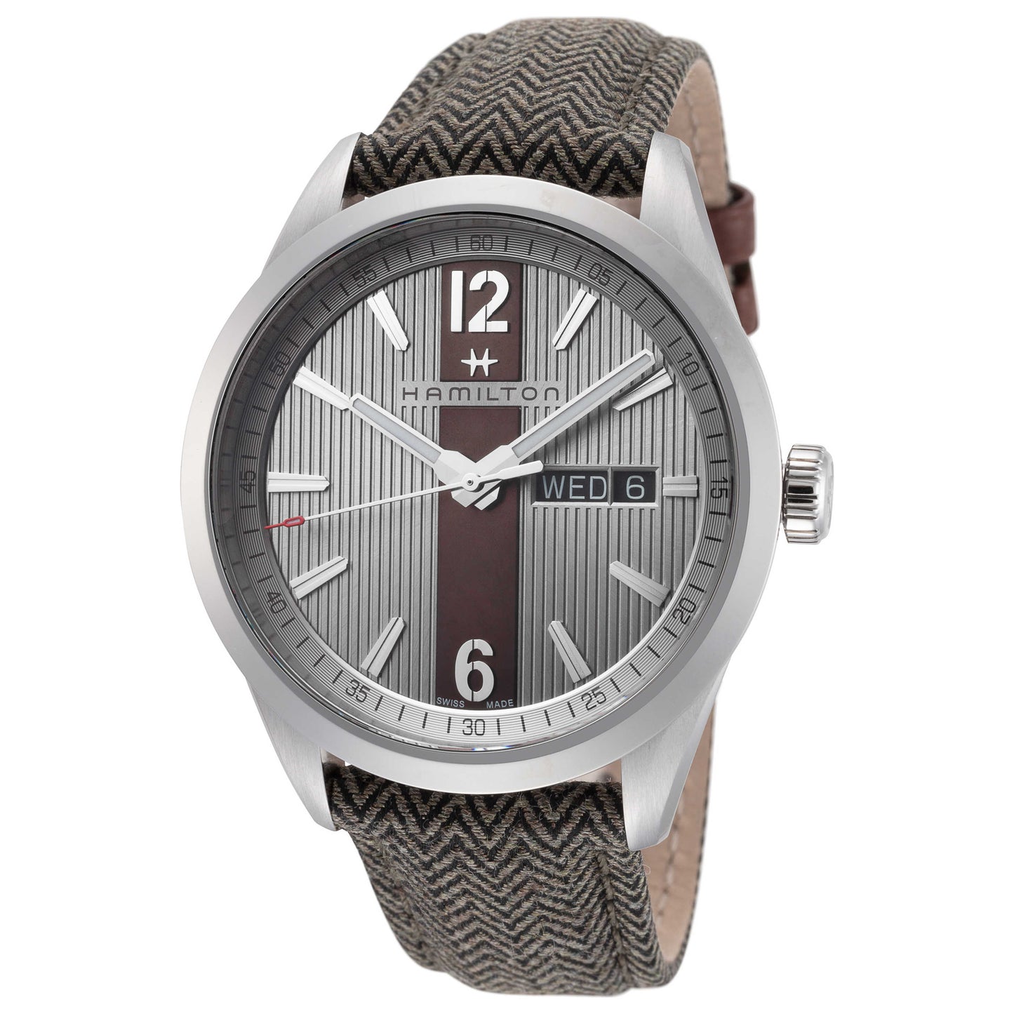 Front view of Hamilton Broadway Men's Quartz Watch H43311985