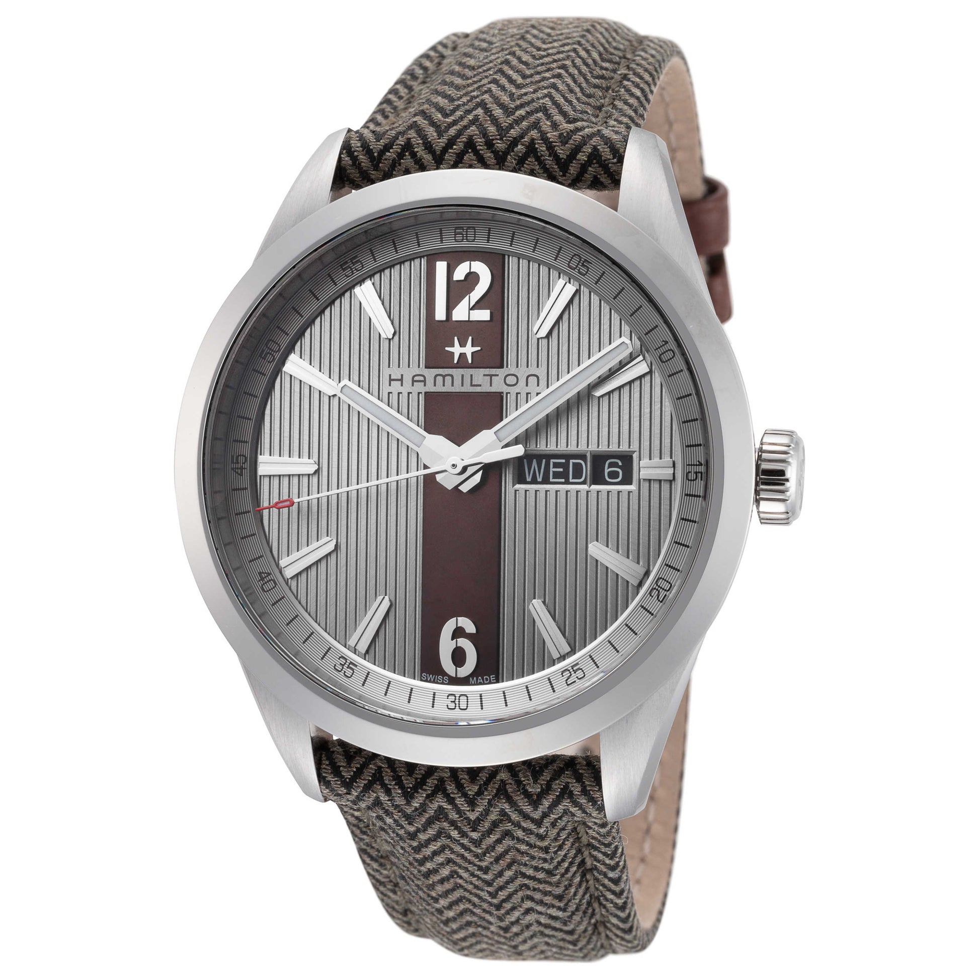 Front view of Hamilton Broadway Men's Quartz Watch H43311985