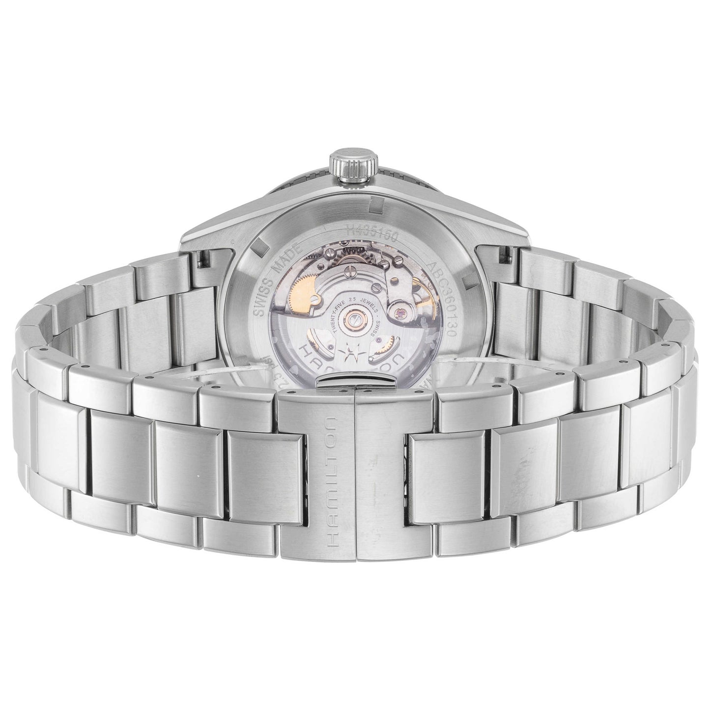 Back view of Hamilton Broadway Men's Automatic Watch H43515141