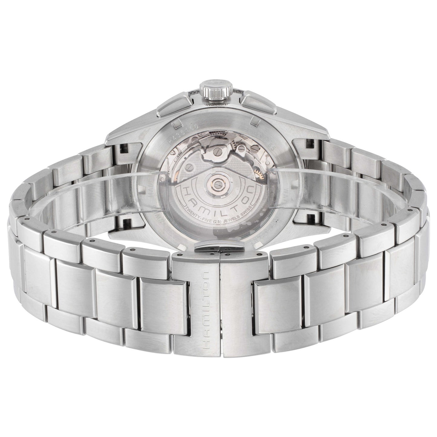 Back view of Hamilton Broadway Men's Automatic Watch H43516141