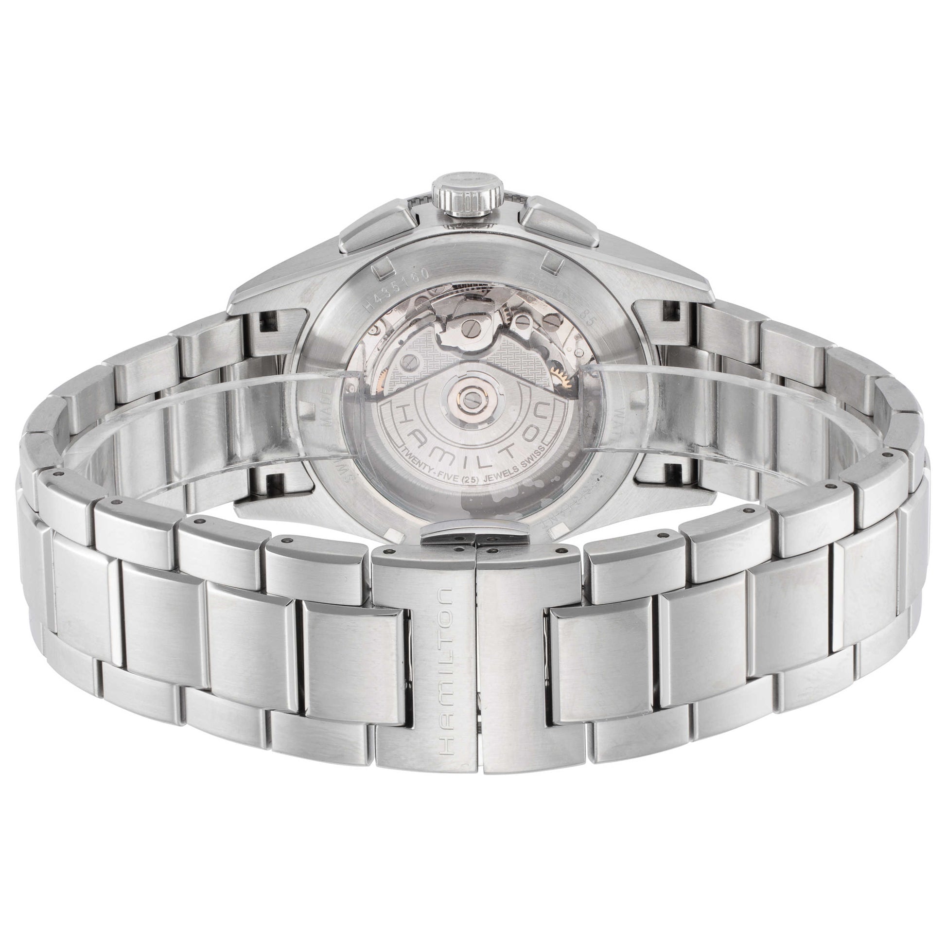 Back view of Hamilton Broadway Men's Automatic Watch H43516141