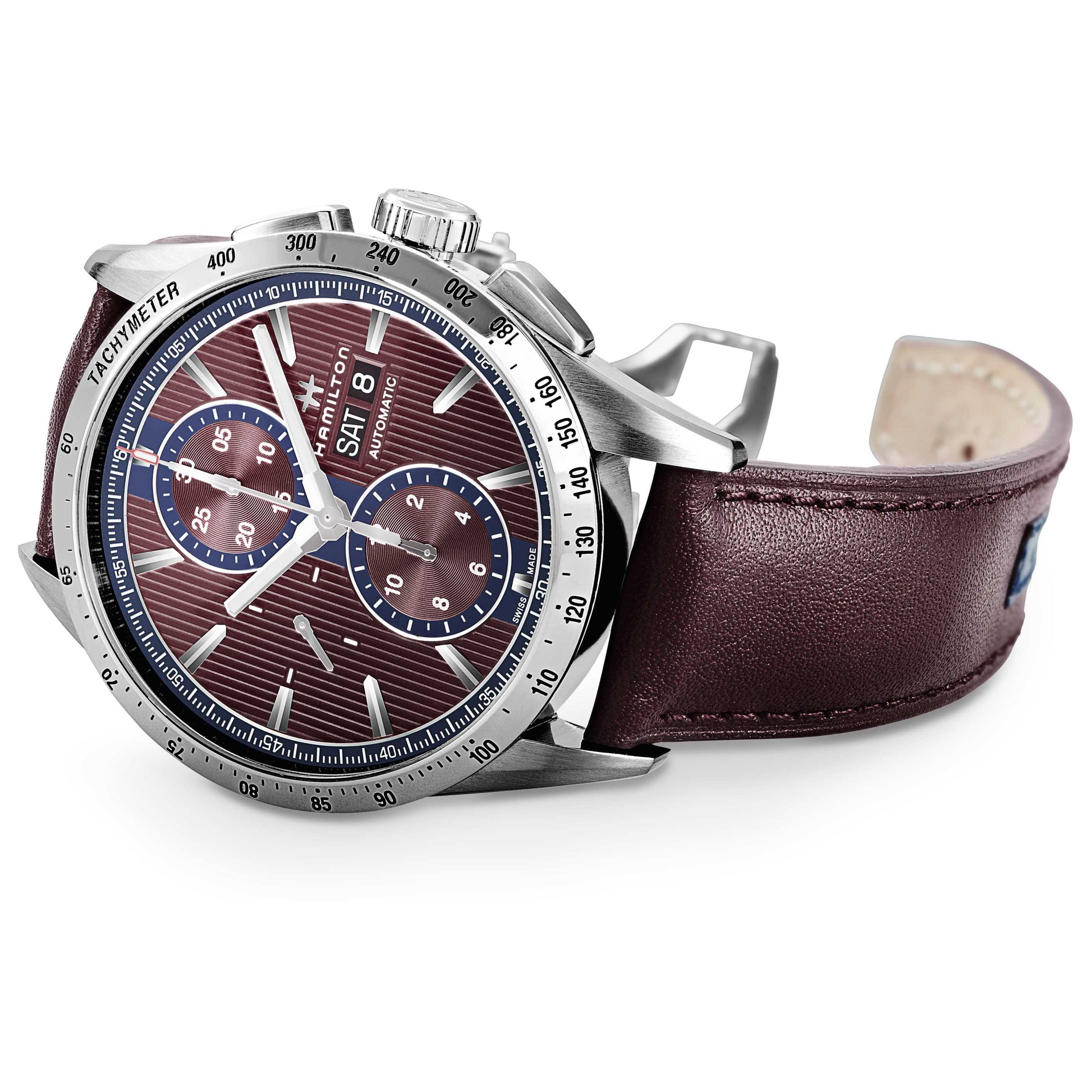 Left view of Hamilton Broadway Men's Automatic Watch H43516871