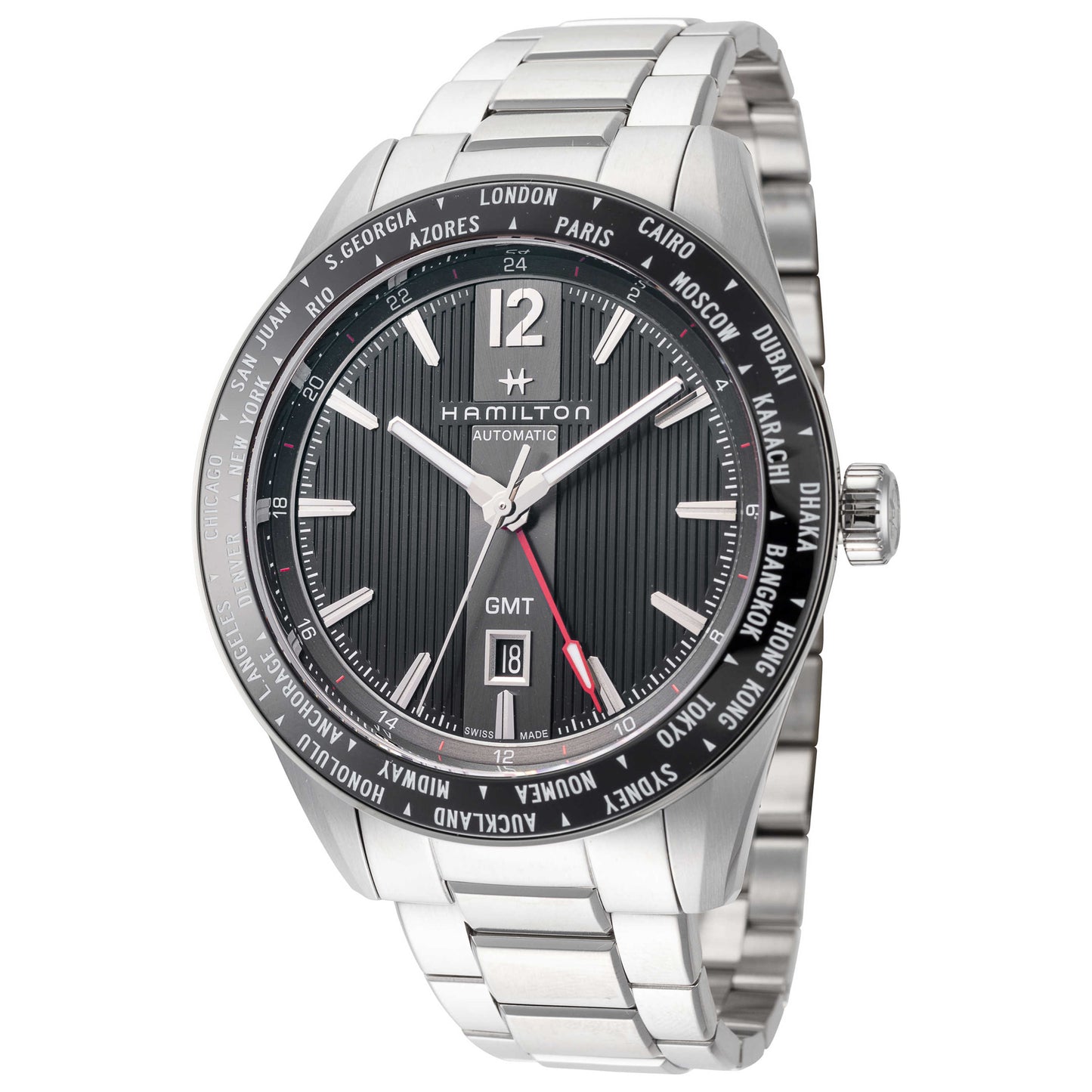 Front view of Hamilton Broadway Men's Automatic Watch H43725131