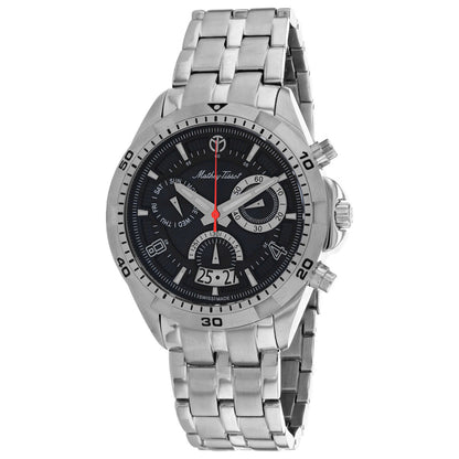 Front view of Mathey Tissot Bolton Men's Quartz Watch H5002CHAN