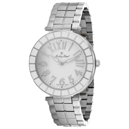 Front view of Mathey Tissot Mosaique Men's Quartz Watch H6001ABL