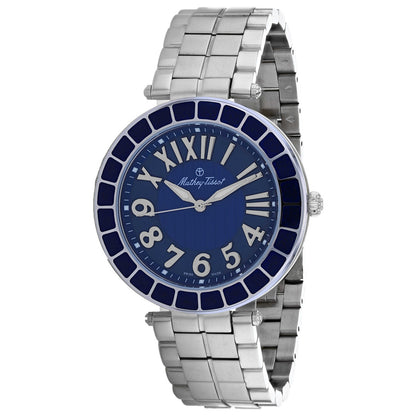 Front view of Mathey Tissot Mosaique Men's Quartz Watch H6001ABU