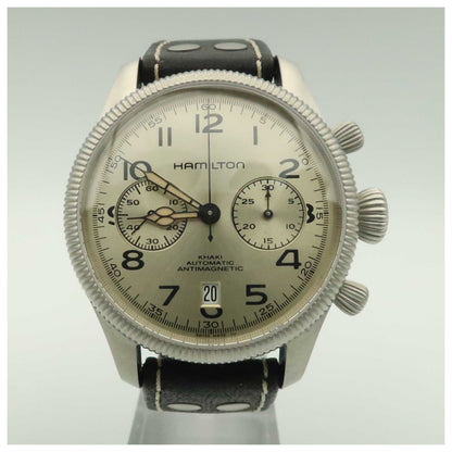 Front view of Hamilton Khaki Field Men's Automatic Watch H60416553-PO