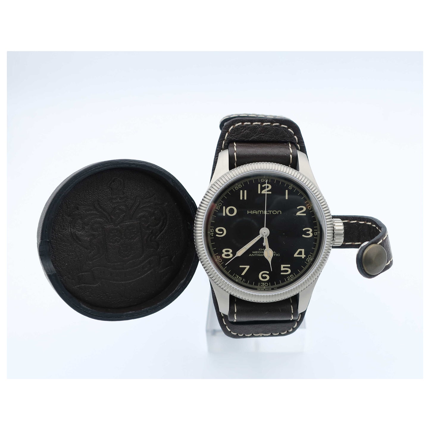 Front view of Hamilton Khaki Field Men's Manual-Wind Watch H60419533-SD