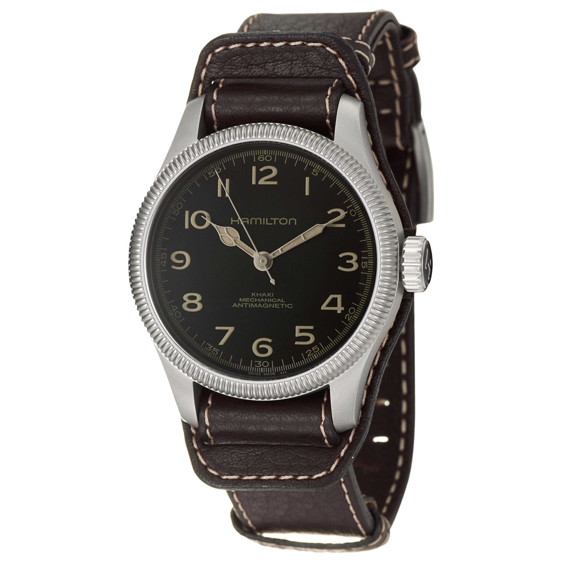 Front view of Hamilton Khaki Field Men's Manual-Wind Watch H60419533