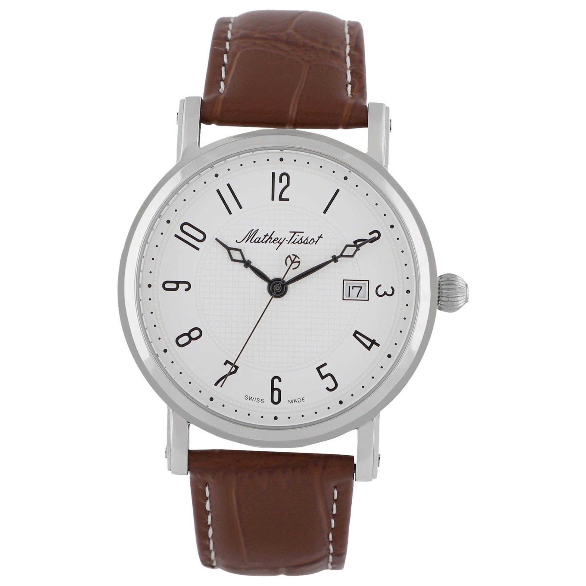 Front view of Mathey Tissot City Men's Quartz Watch H611251AG