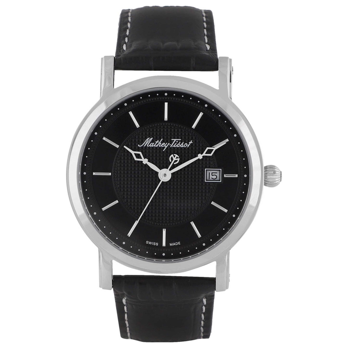 Front view of Mathey Tissot City Men's Quartz Watch H611251AN