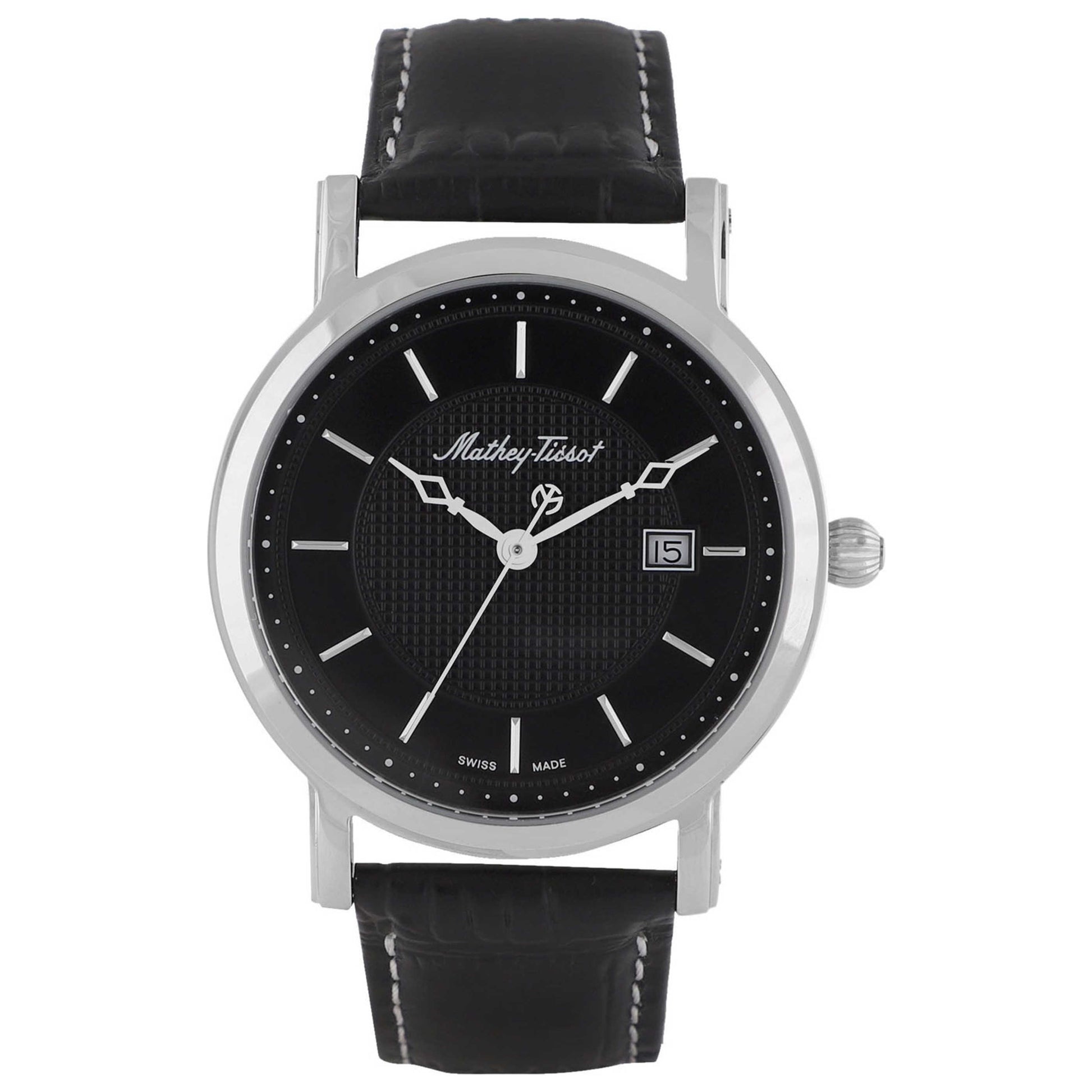 Front view of Mathey Tissot City Men's Quartz Watch H611251AN