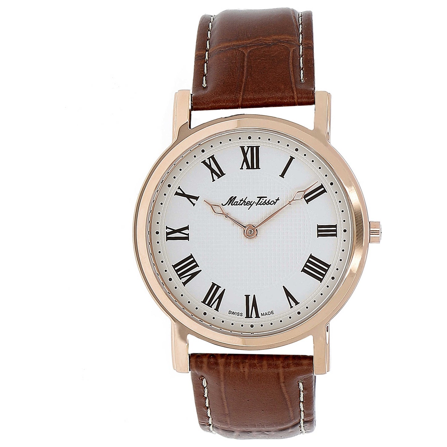 Front view of Mathey Tissot City Men's Quartz Watch H611252BR