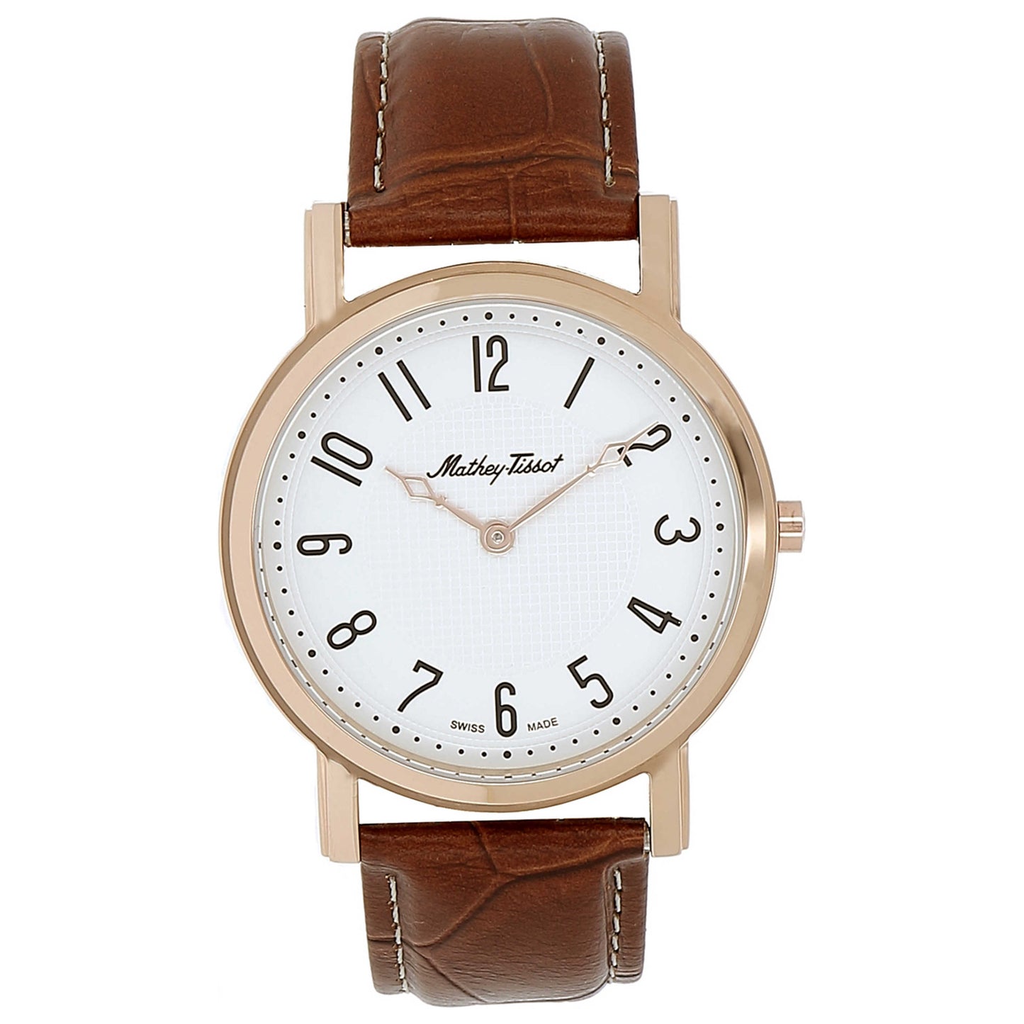 Front view of Mathey Tissot City Men's Quartz Watch H611252PG