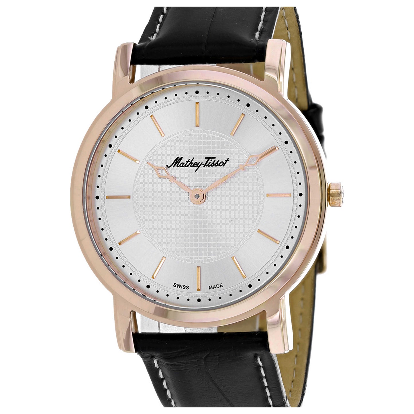 Front view of Mathey Tissot City Men's Quartz Watch H611252PS