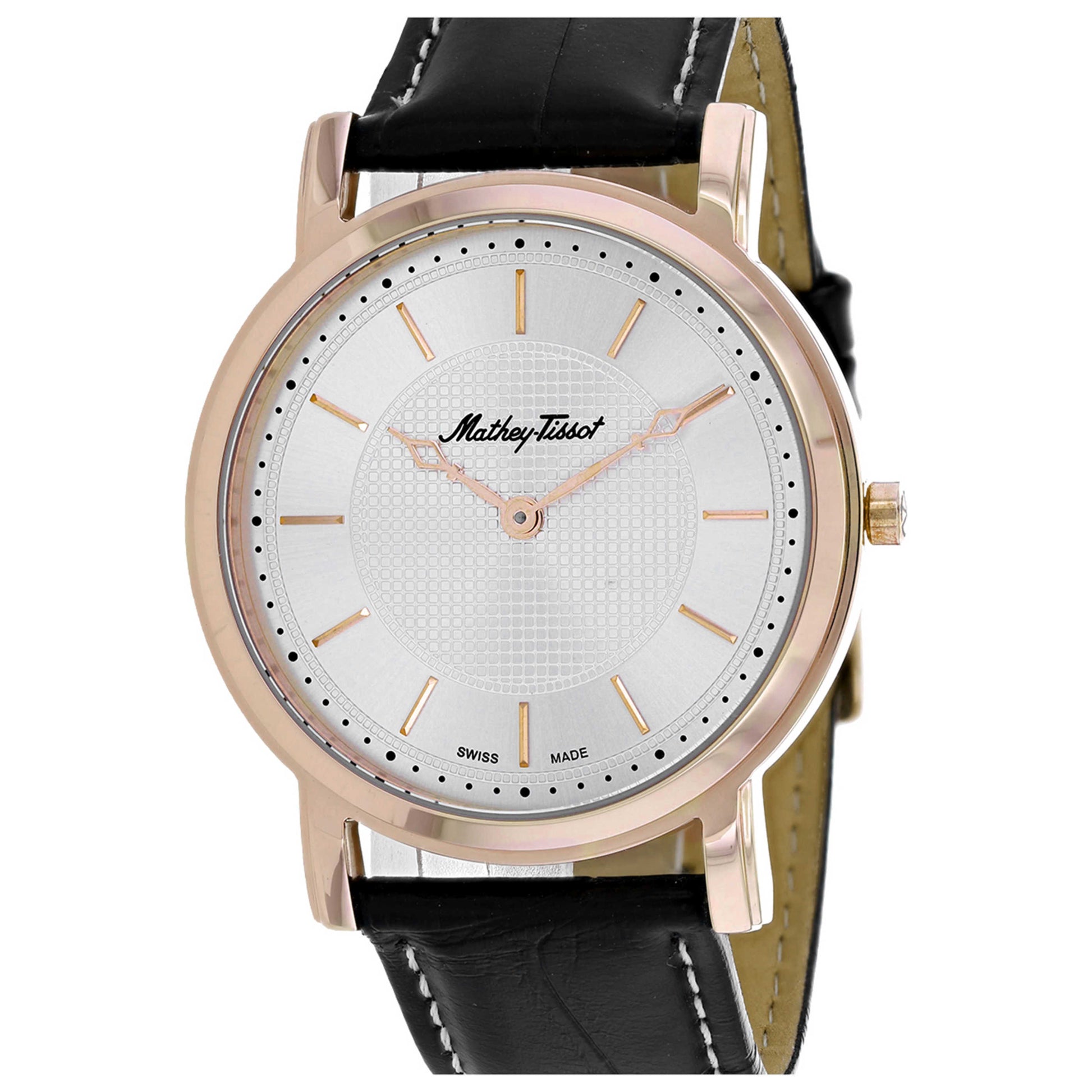 Front view of Mathey Tissot City Men's Quartz Watch H611252PS