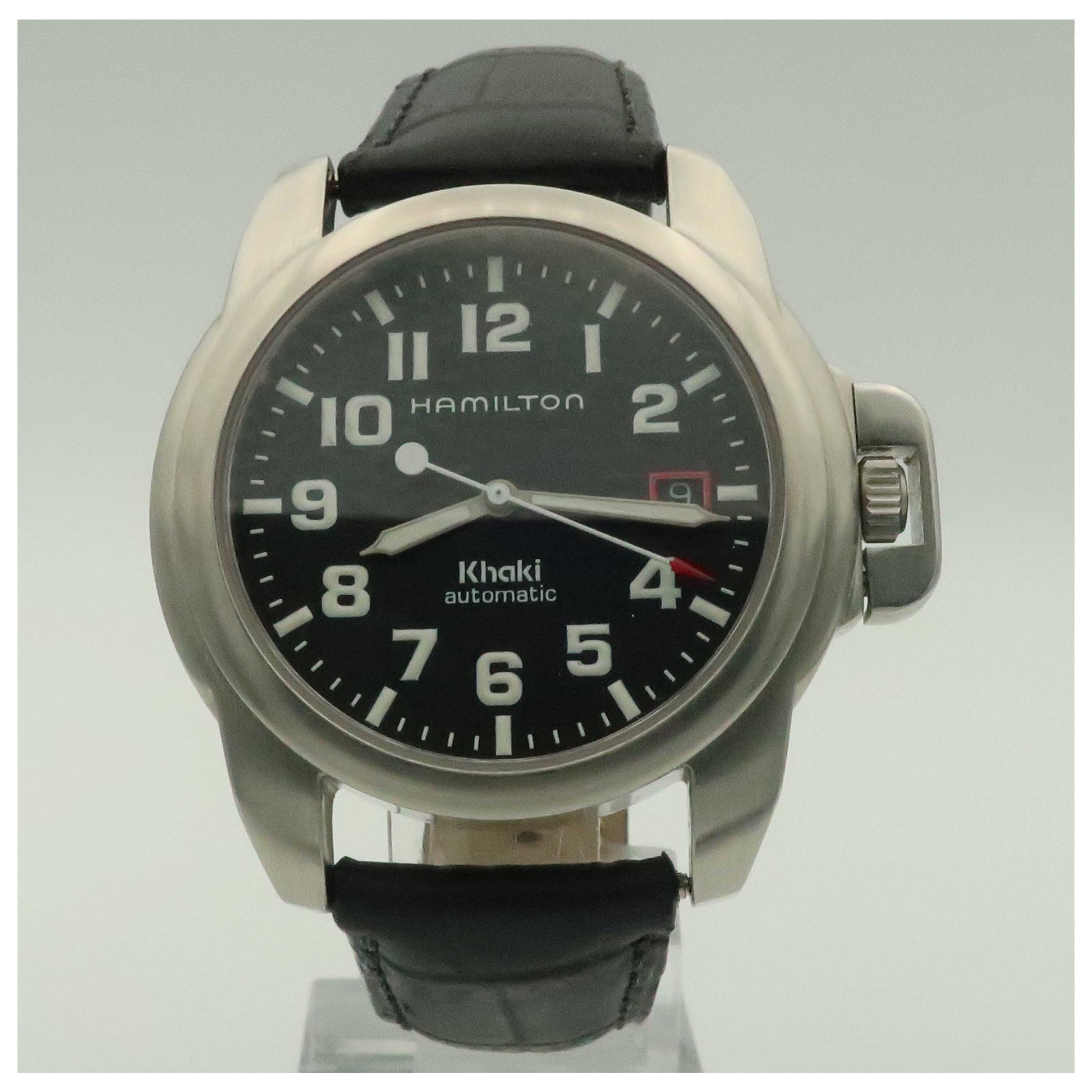 Front view of Hamilton Khaki Action Men's Automatic Watch H62415133-PO2