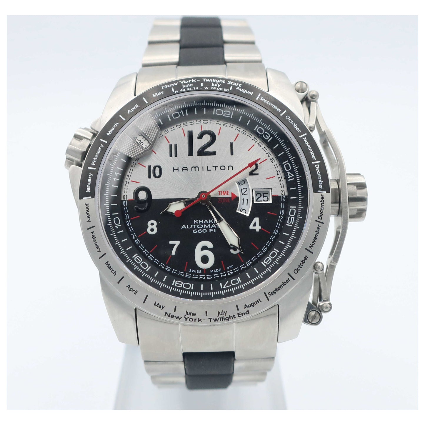 Front view of Hamilton Khaki Action Men's Automatic Watch H62515193-SDV