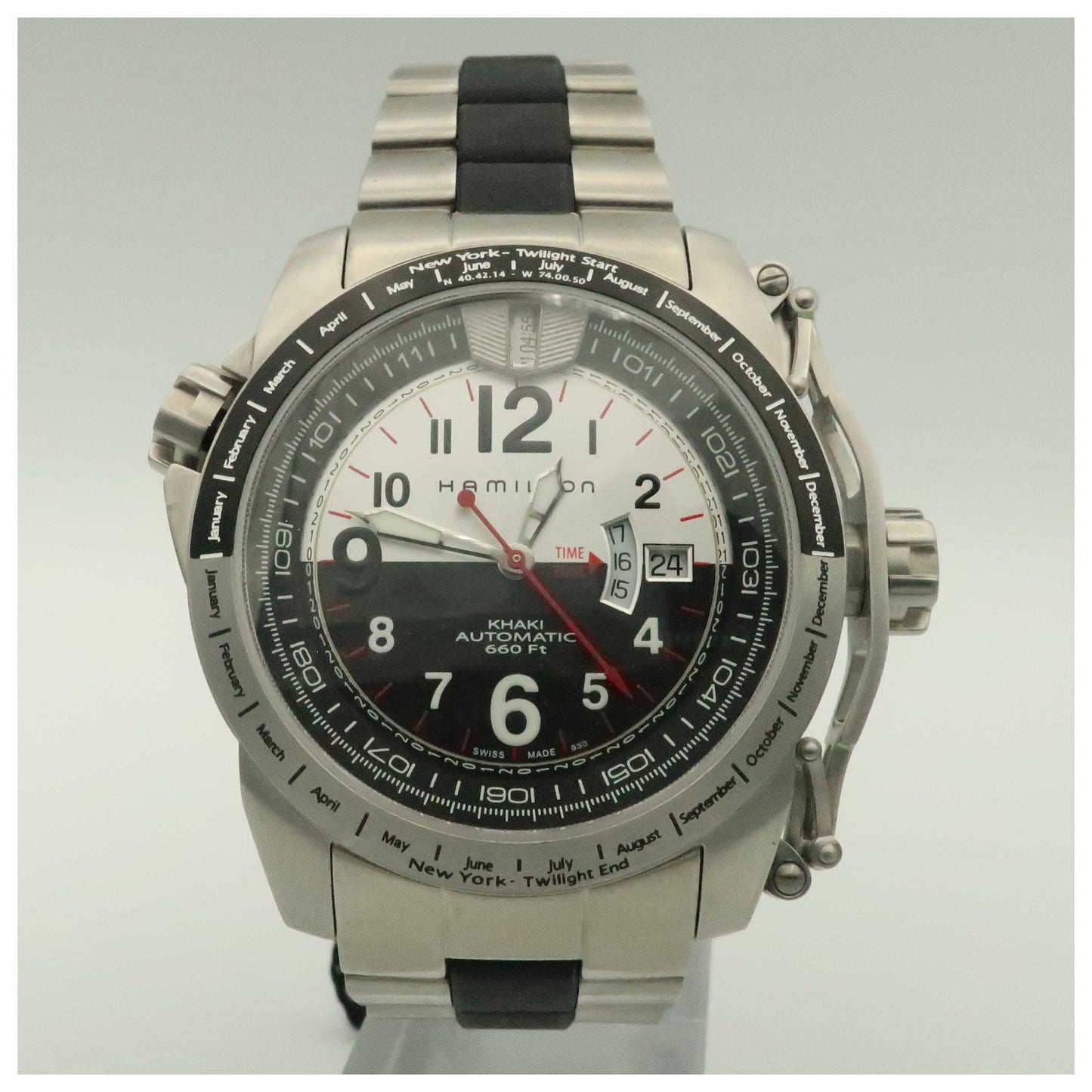 Front view of Hamilton Khaki Action Men's Automatic Watch H62515193-SD