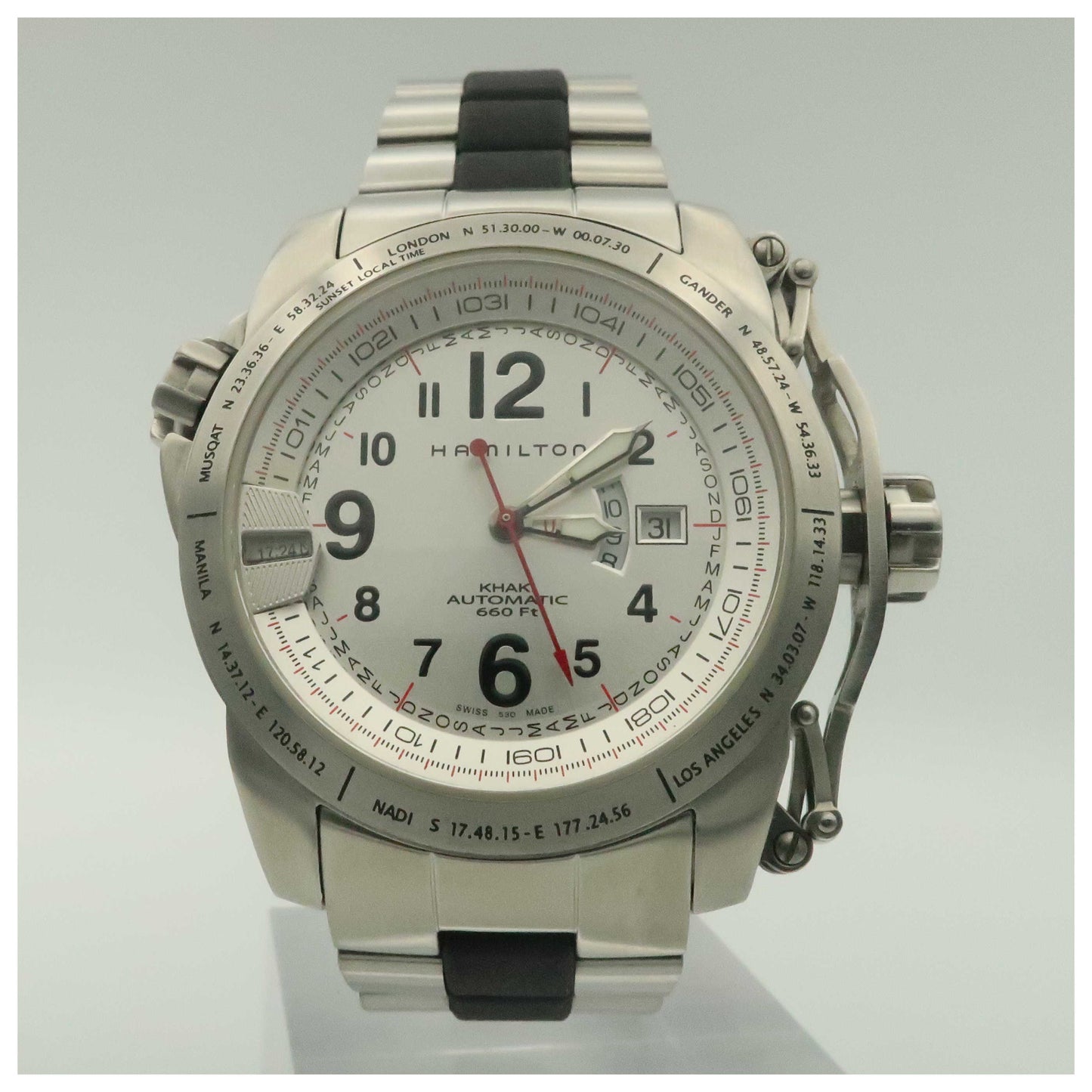 Front view of Hamilton Khaki Action Men's Automatic Watch H62555153-SDV