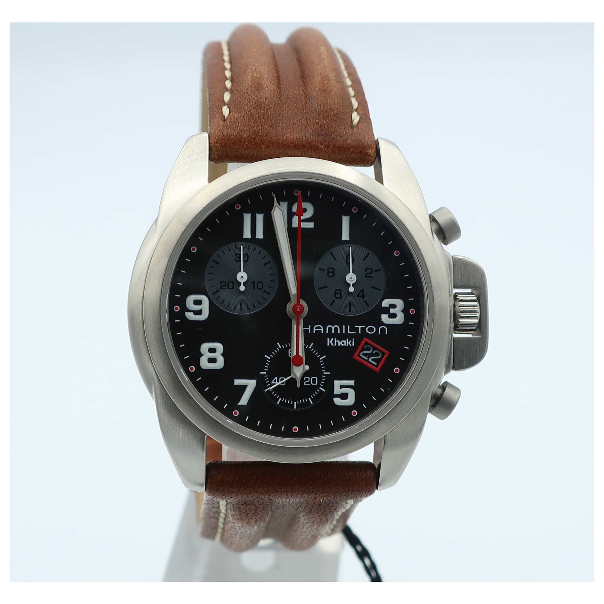 Front view of Hamilton Khaki Action Men's Swiss Quartz (Battery-Powered) Watch H63312533-SD