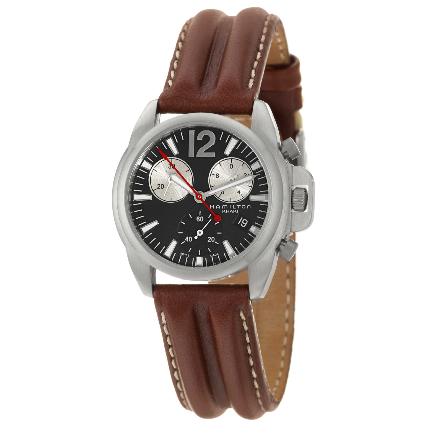 Front view of Hamilton Khaki Action Men's Swiss Quartz (Battery-Powered) Watch H63312537