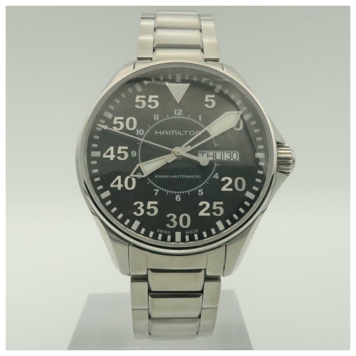 Front view of Hamilton Khaki Aviation Men's Automatic Watch H64425135-SDV