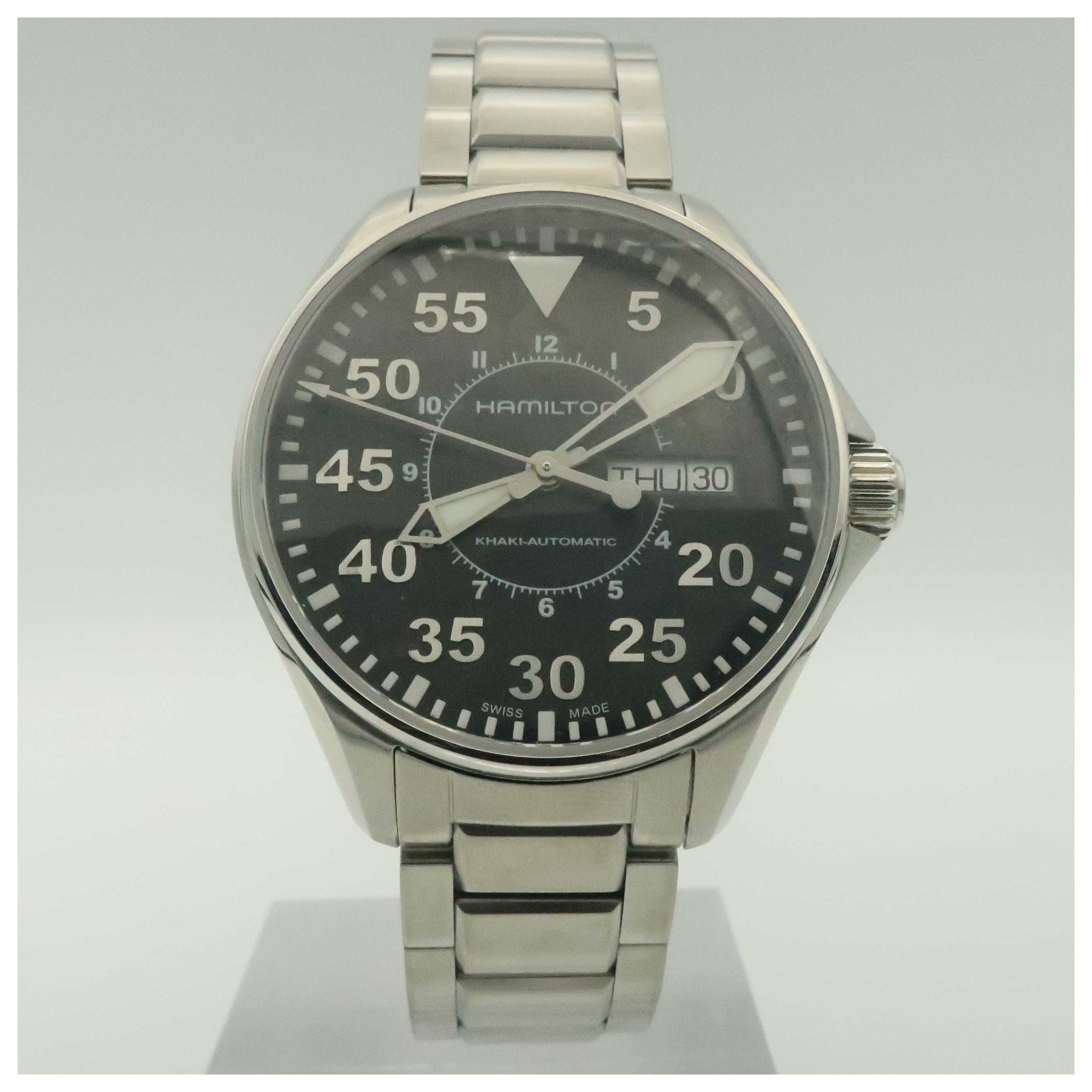 Front view of Hamilton Khaki Aviation Men's Automatic Watch H64425135-SDV