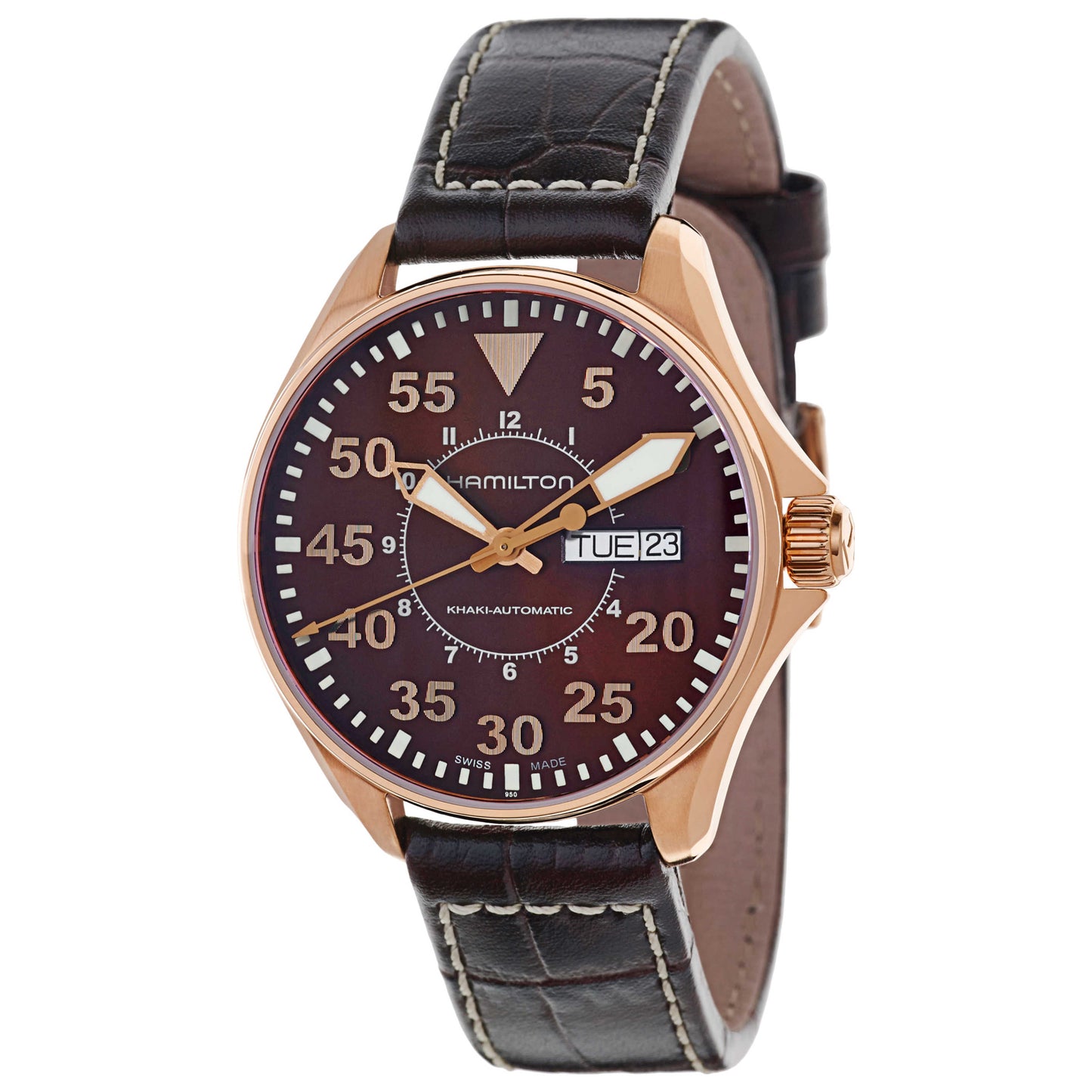 Front view of Hamilton Khaki Aviation Men's Automatic Watch H64445595