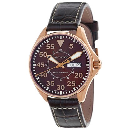 Front view of Hamilton Khaki Aviation Men's Automatic Watch H64445595