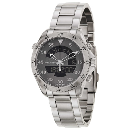 Front view of Hamilton Khaki Aviation Men's Quartz Watch H64514181