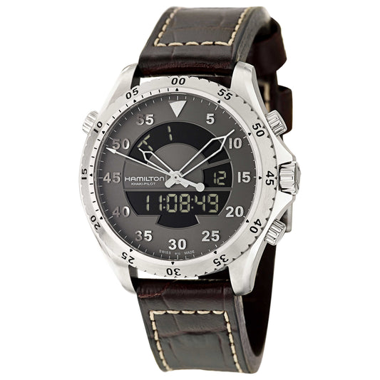 Front view of Hamilton Khaki Aviation Men's Quartz Watch H64514581
