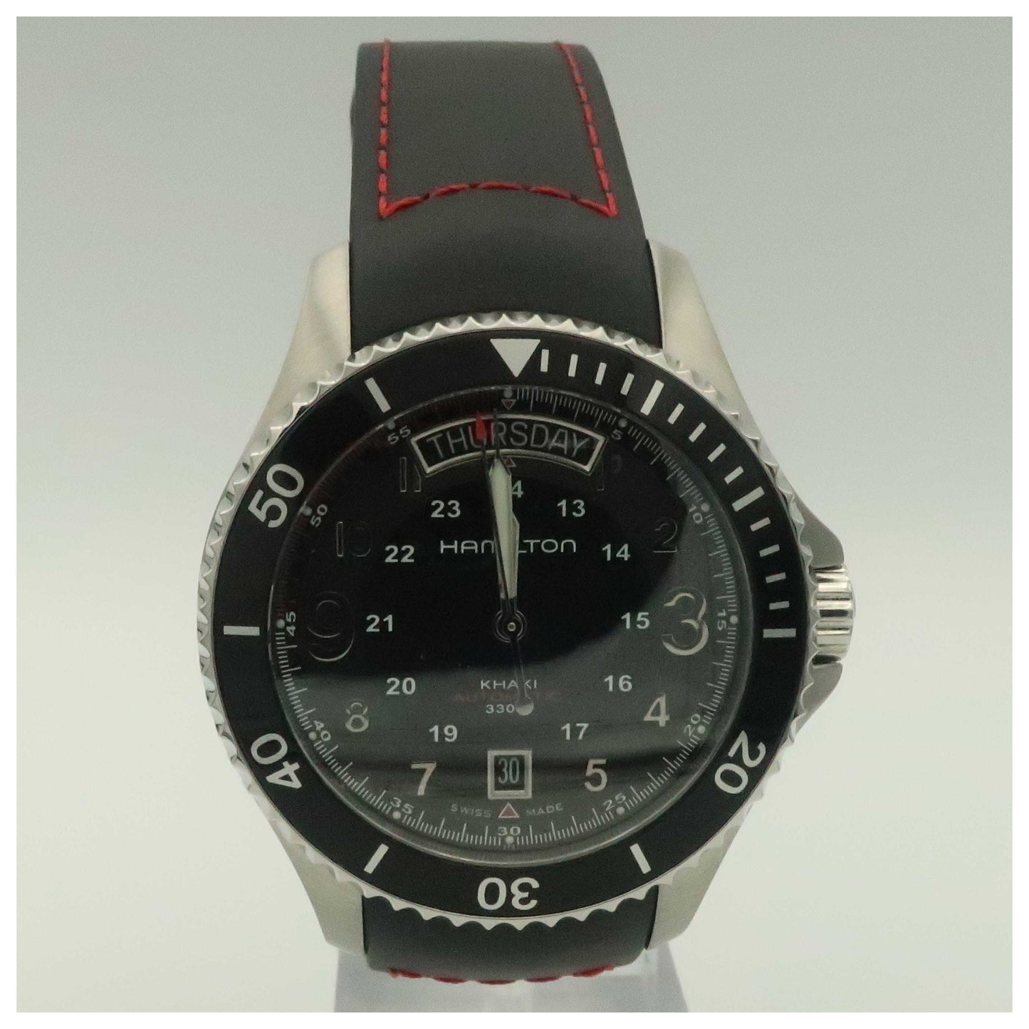 Front view of Hamilton Khaki Navy Men's Automatic Watch H64515337-PO