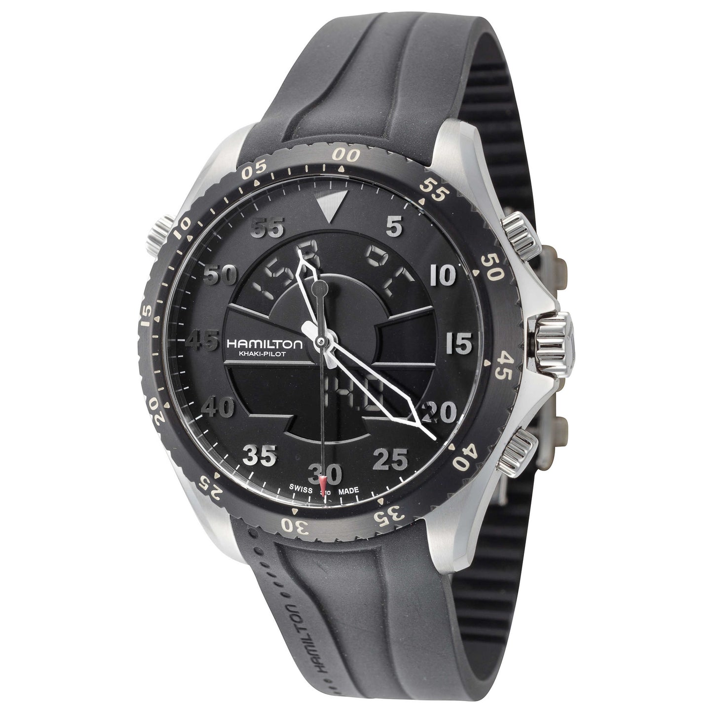 Front view of Hamilton Khaki Aviation Men's Quartz Watch H64554331