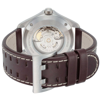 Back view of Hamilton Khaki Navy Men's Automatic Watch H64615545