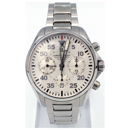 Front view of Hamilton Khaki Aviation Men's Automatic Watch H64666155-SD