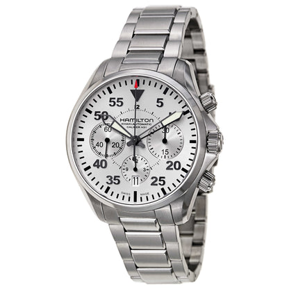 Front view of Hamilton Khaki Aviation Men's Automatic Watch H64666155