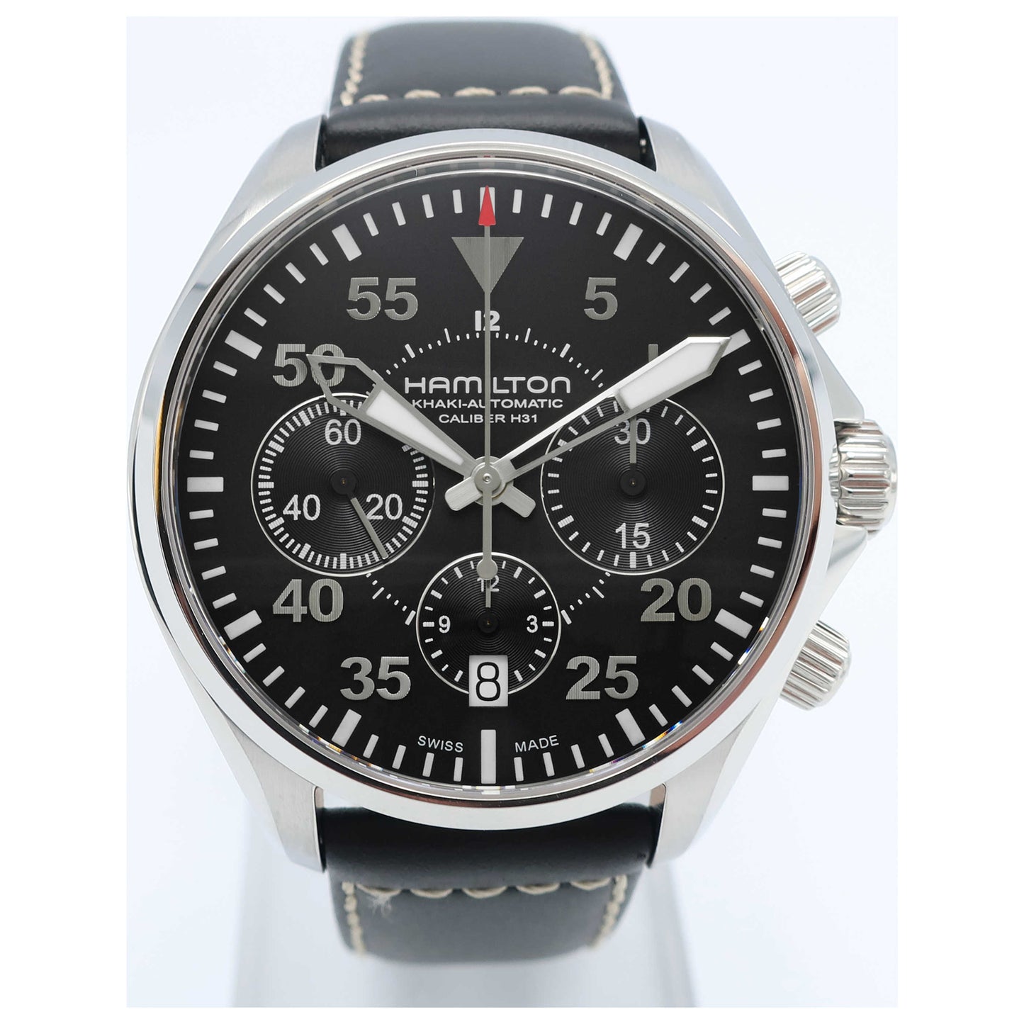 Front view of Hamilton Khaki Aviation Men's Automatic Watch H64666735-SD