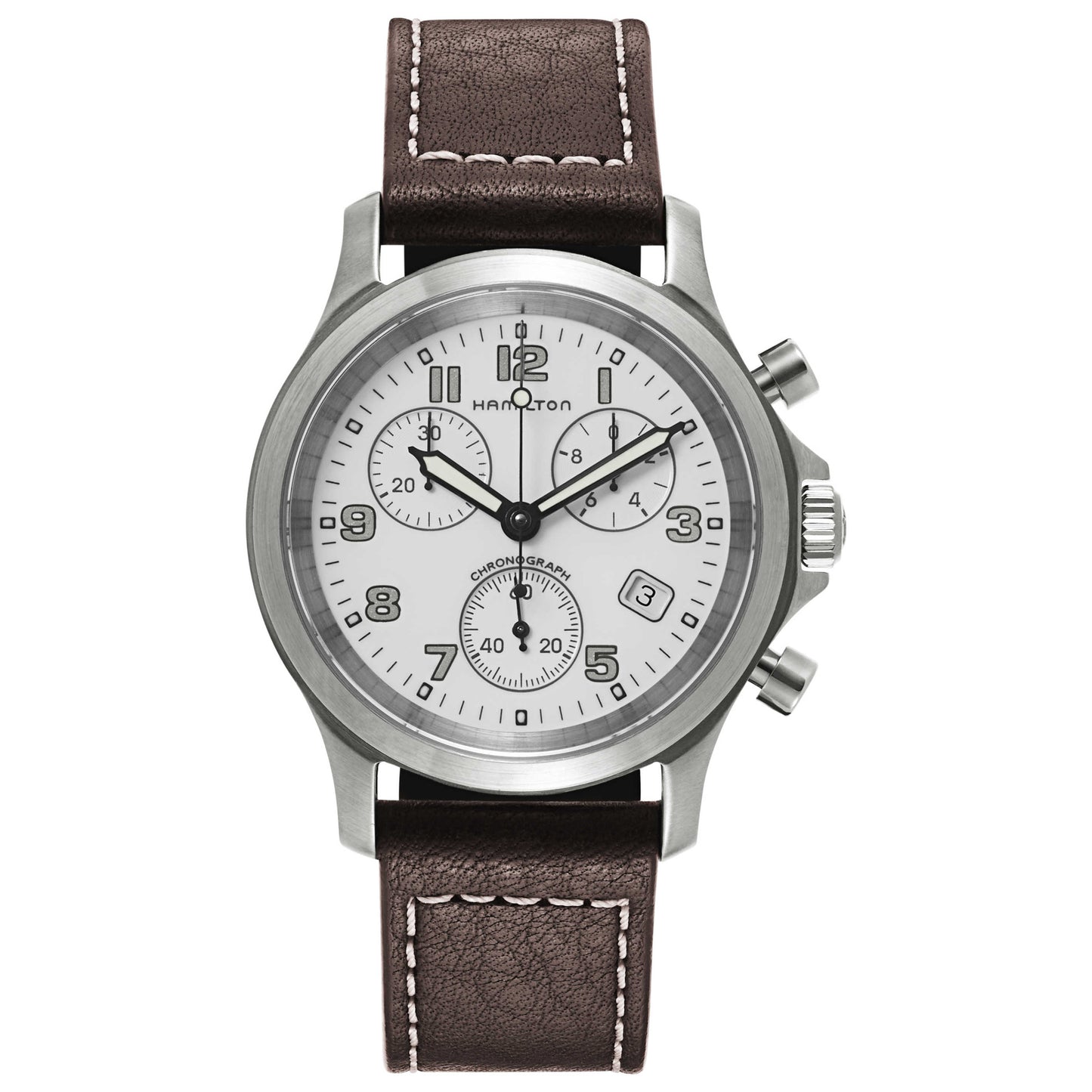 Front view of Hamilton Khaki Action Men's Swiss Quartz (Battery-Powered) Watch H65412513