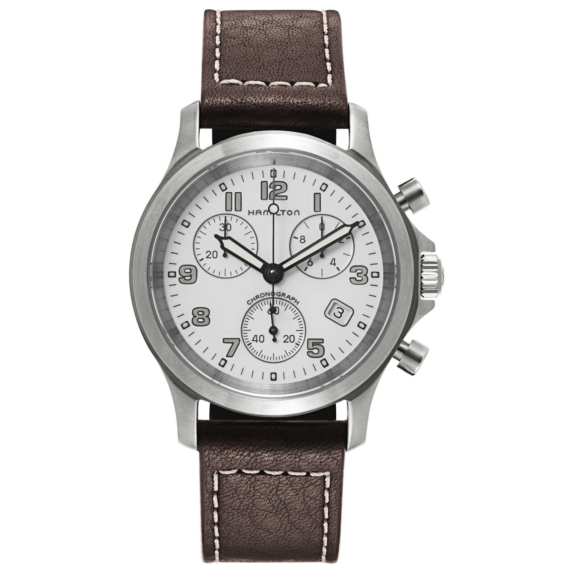 Front view of Hamilton Khaki Action Men's Swiss Quartz (Battery-Powered) Watch H65412513