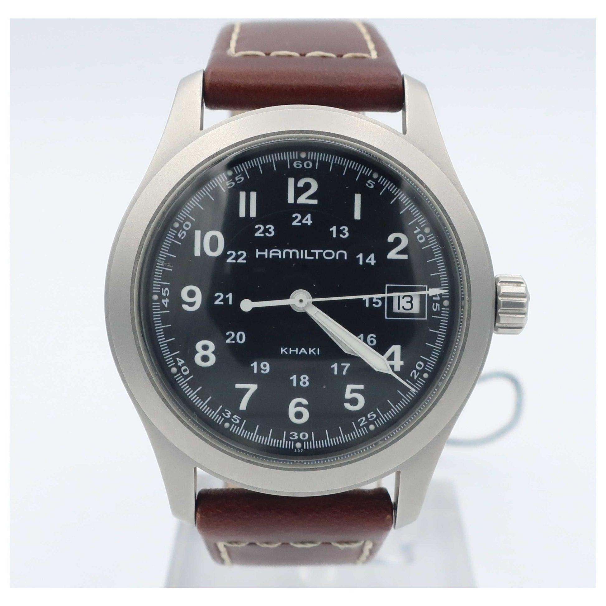 Front view of Hamilton Khaki Action Men's Swiss Quartz (Battery-Powered) Watch H65412533-PO