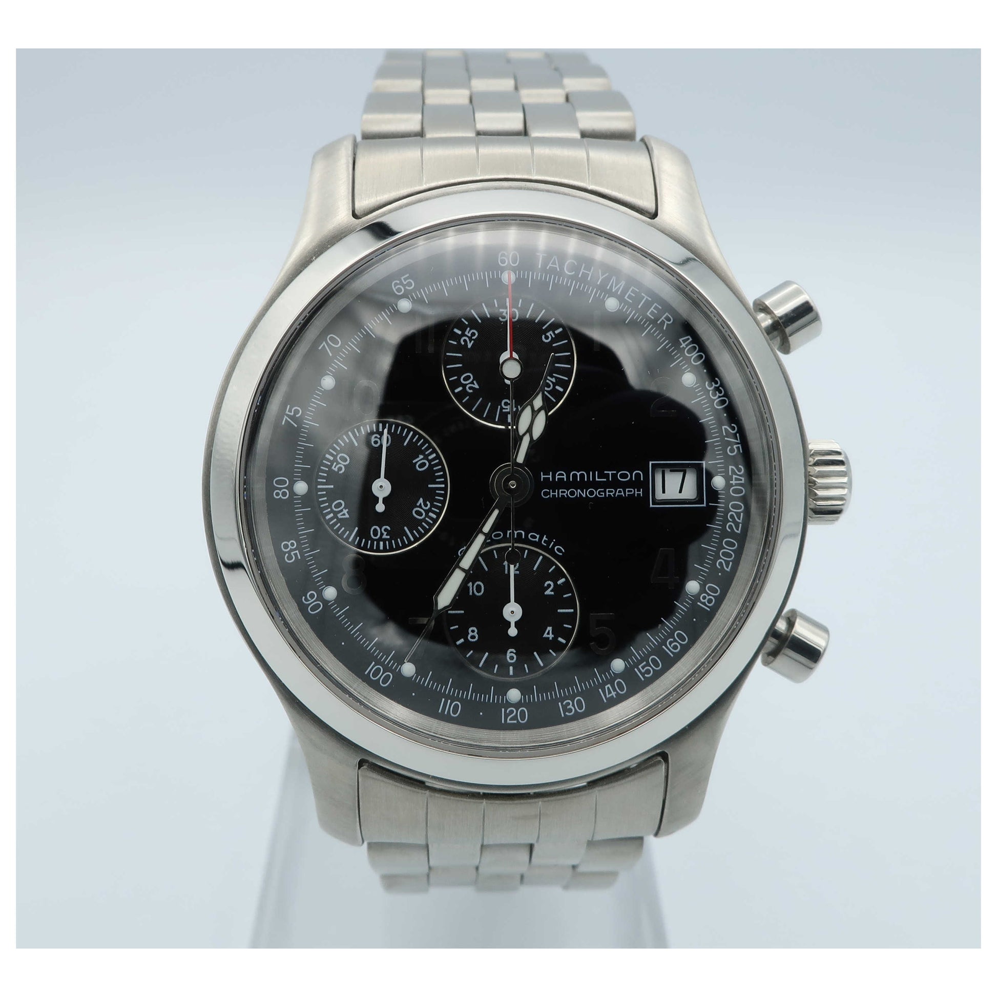 Front view of Hamilton Khaki Field Men's Automatic Watch H66416193-PO
