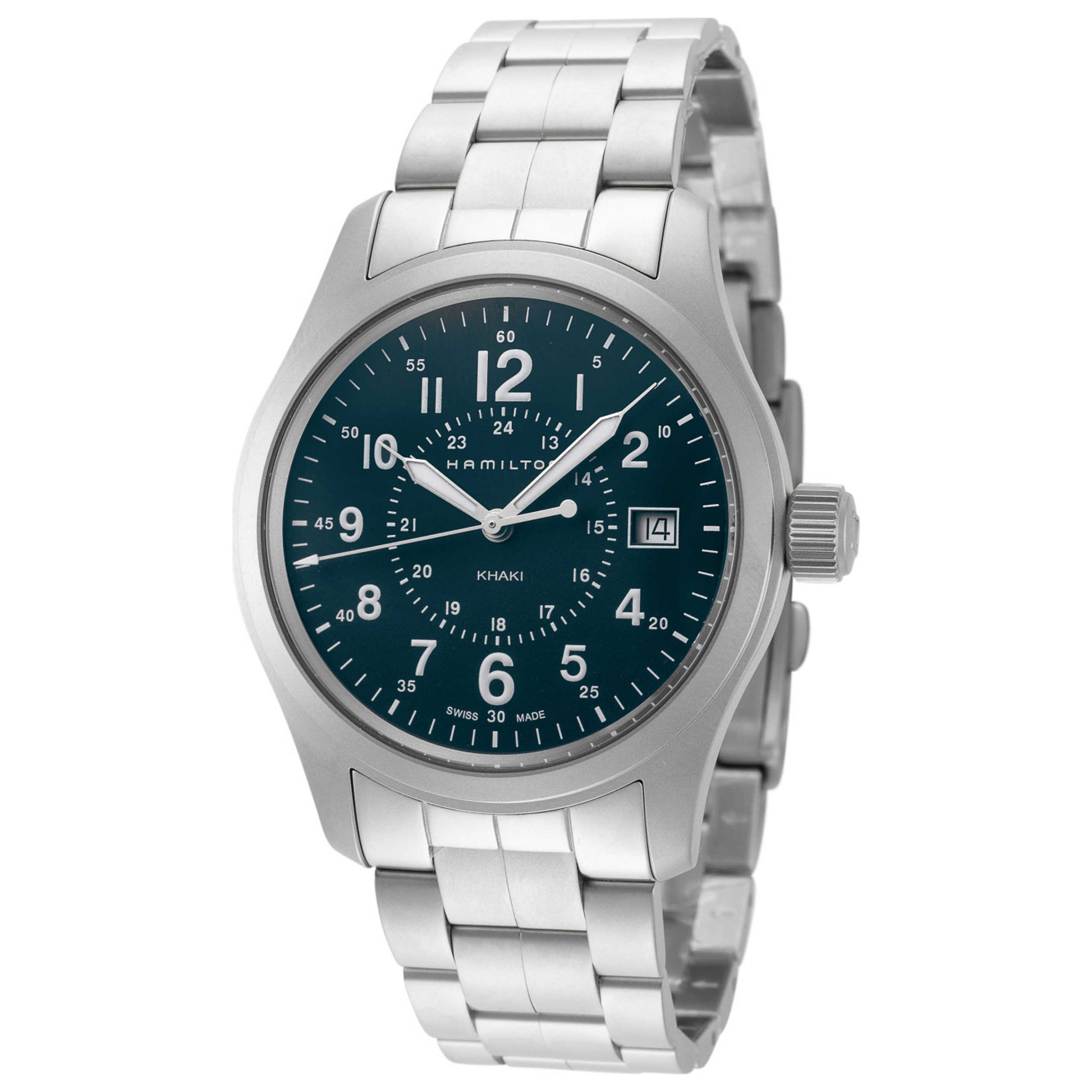 Front view of Hamilton Khaki Field Men's Quartz Watch H68201143