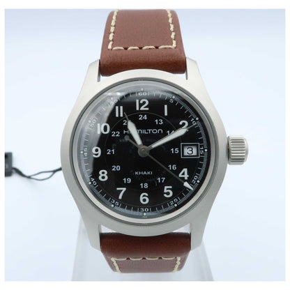 Front view of Hamilton Khaki Field Men's Swiss Quartz (Battery-Powered) Watch H68311533-SD