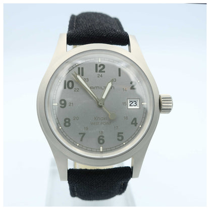 Front view of Hamilton Khaki Field Men's Swiss Quartz (Battery-Powered) Watch H68411253-SD